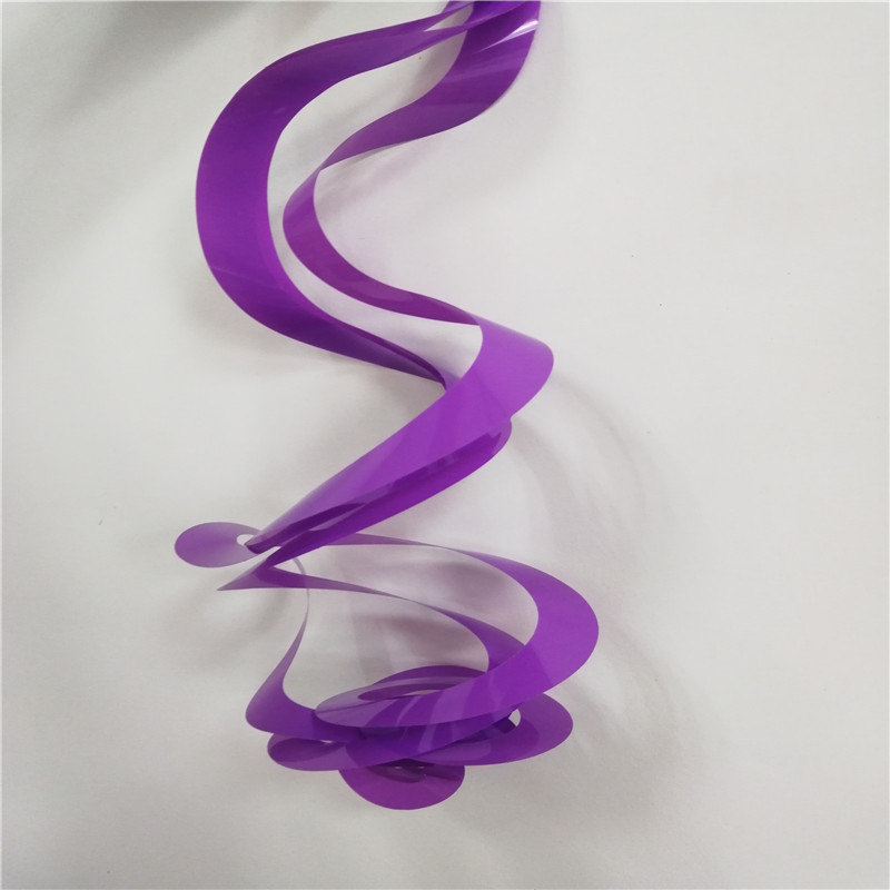 PVC-kort Twirly Whirls Fashion Party String Party Leverantör Födelsedagsdekoration