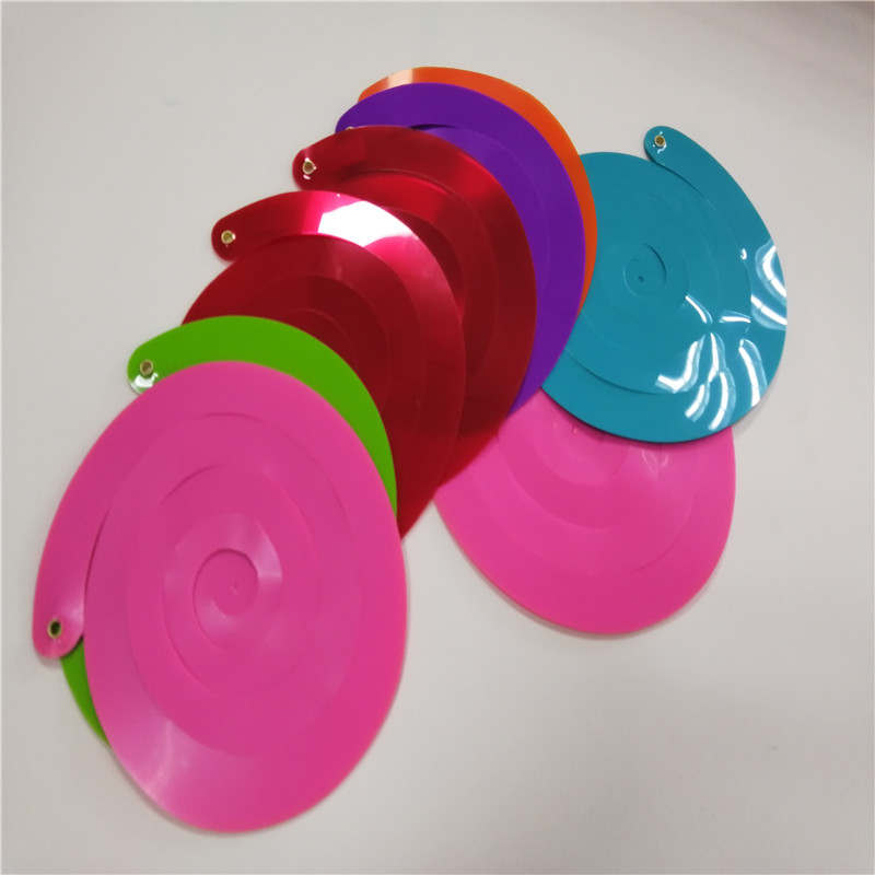 PVC-kort Twirly Whirls Fashion Party String Party Leverantör Födelsedagsdekoration