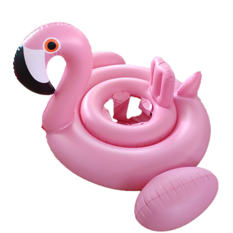 Baby Uppblåsbara Flamingo Seat Pool Float