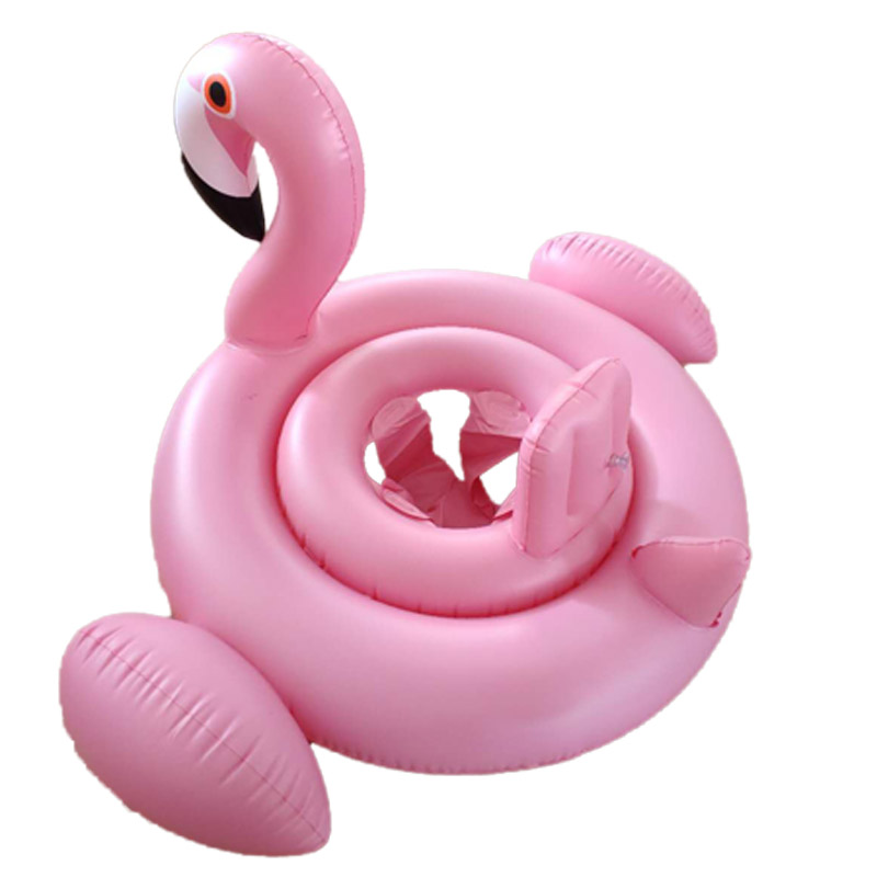 Baby Uppblåsbara Flamingo Seat Pool Float