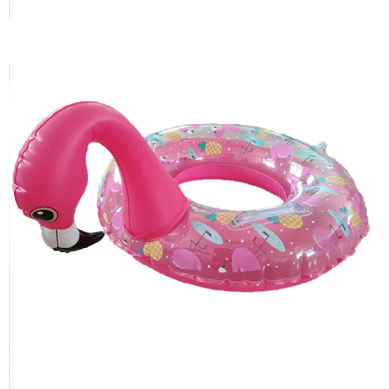 Uppblåsbara Flamingo Pool Swim Ring för barn