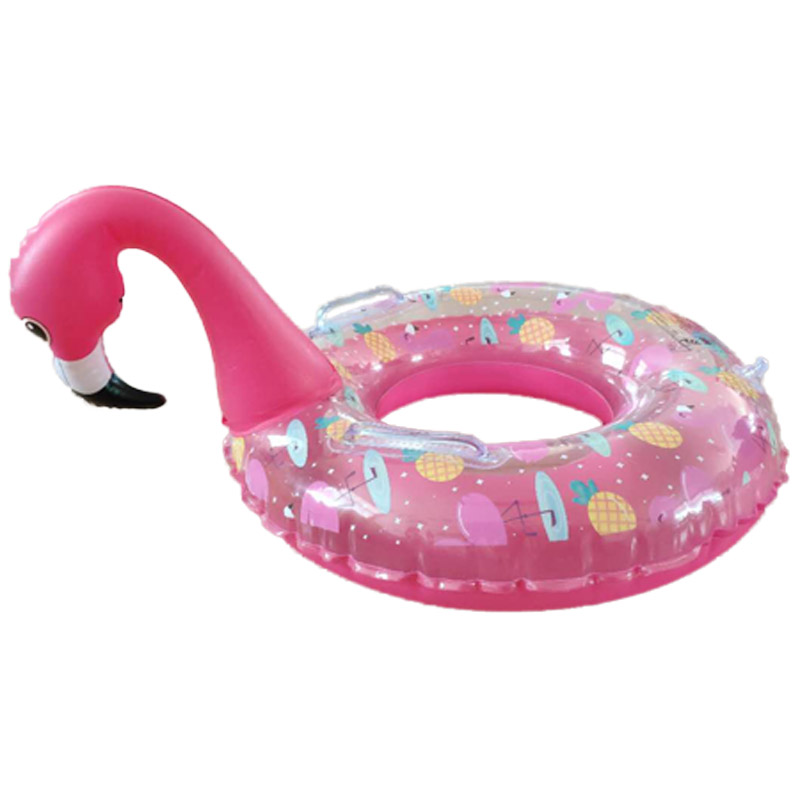 Uppblåsbara Flamingo Pool Swim Ring för barn