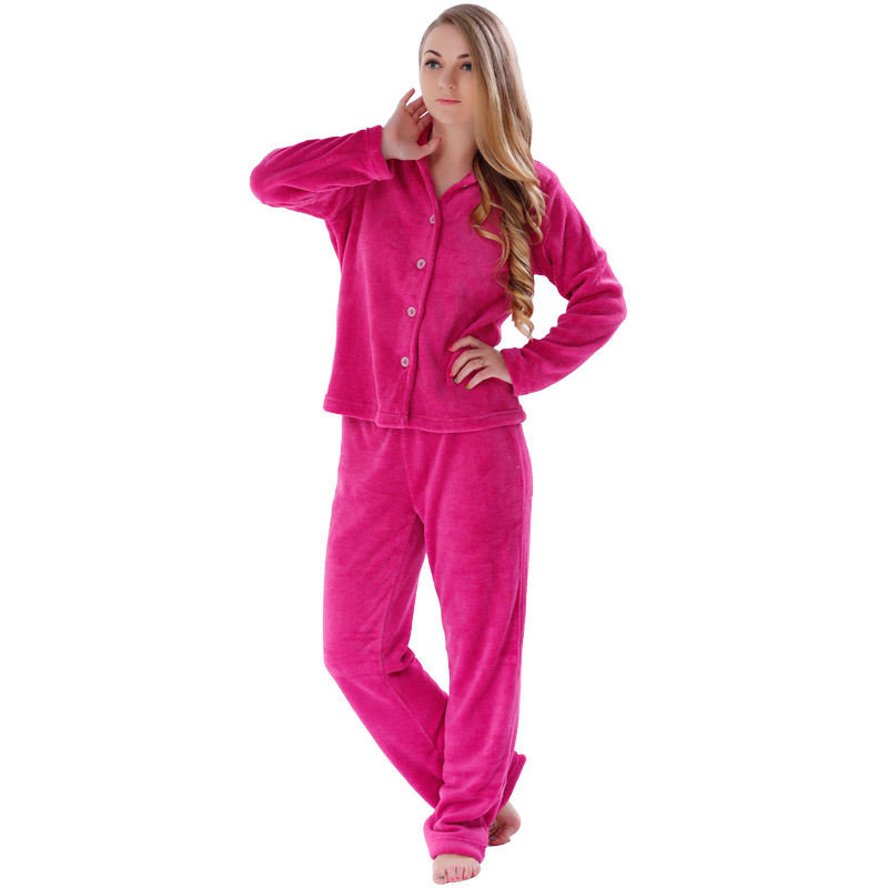Kvinnor Soft Fleece Adult Pajama