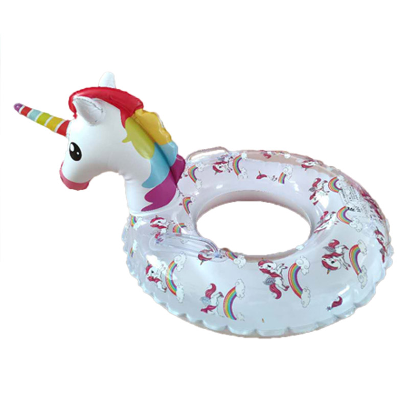 Uppblåsbara Unicorn Pool Swim Ring för barn