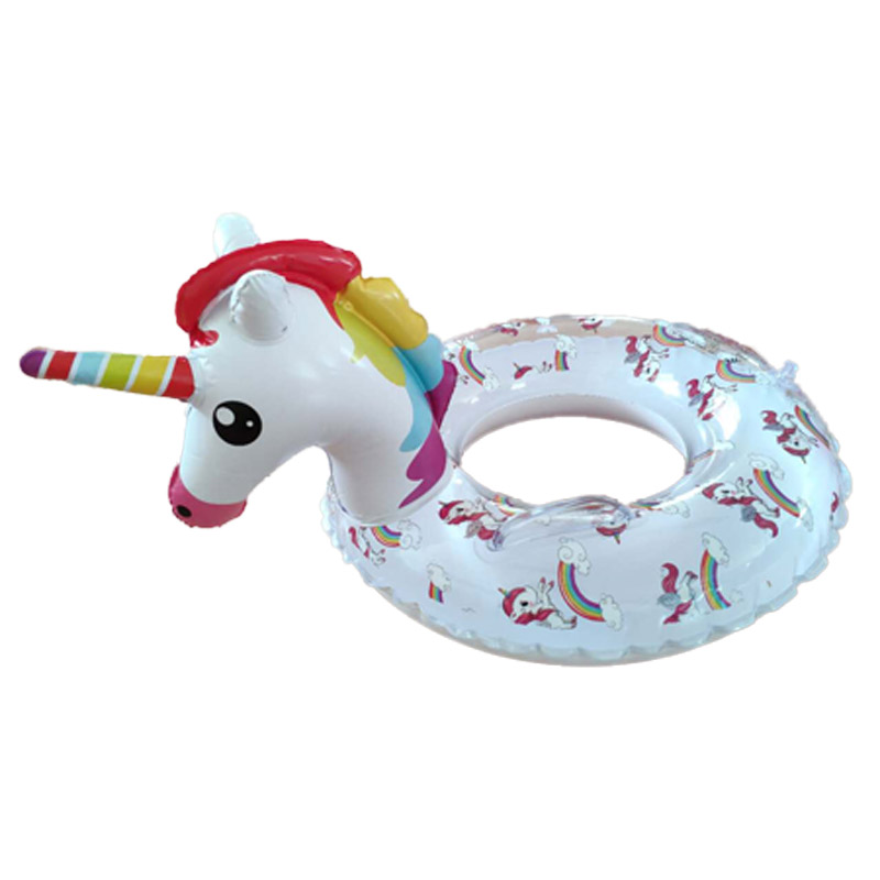 Uppblåsbara Unicorn Pool Swim Ring för barn