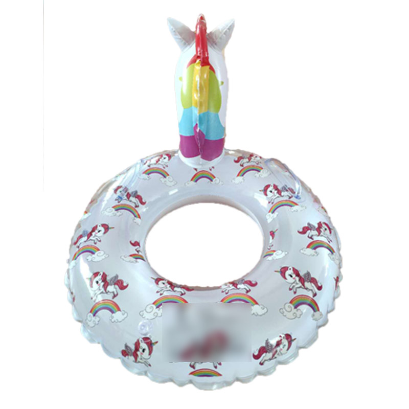 Uppblåsbara Unicorn Pool Swim Ring för barn