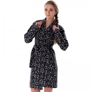 Kvinnor Kimono Robe Tryckt Pajama Badrock