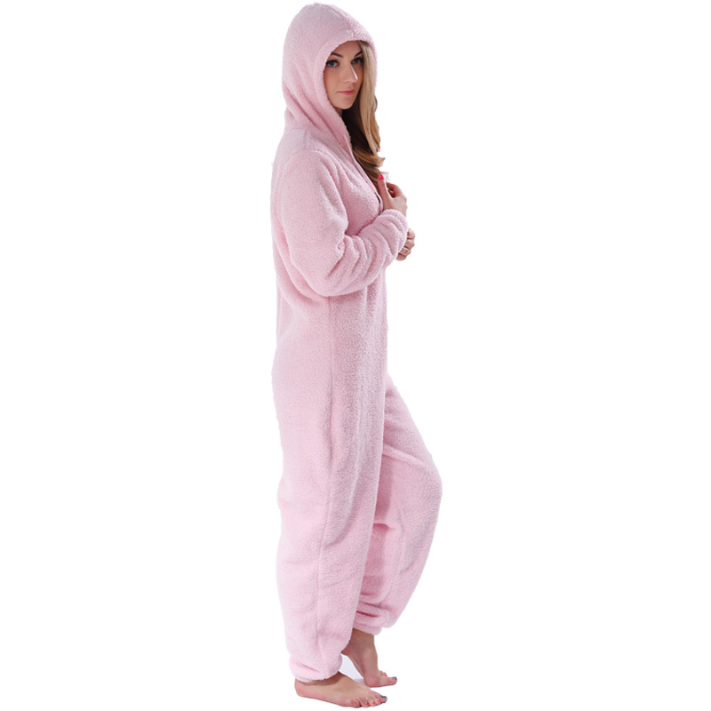 Vuxna Onesie Pink Pajamasats