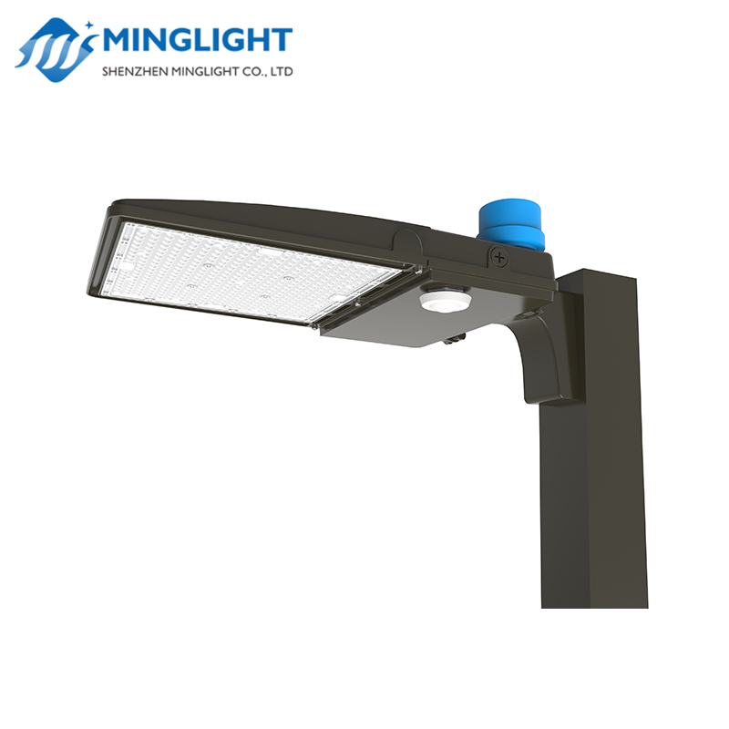 ETL DLC premium 300W led parkeringsplats skobox ljus Dusk-till-Dawn poljus