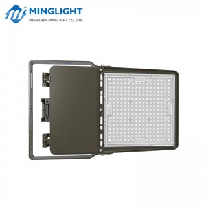ETL DLC premium 300W led parkeringsplats skobox ljus Dusk-till-Dawn poljus