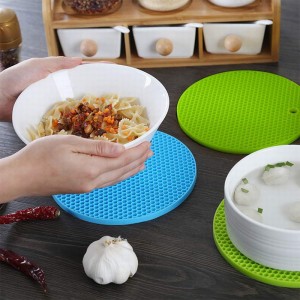 fashionabla pats Durable Silicone Drink Coasters gummi dryck mattor