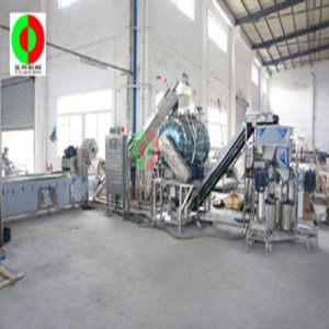 Pepper skärning och rengöring produktionslinje