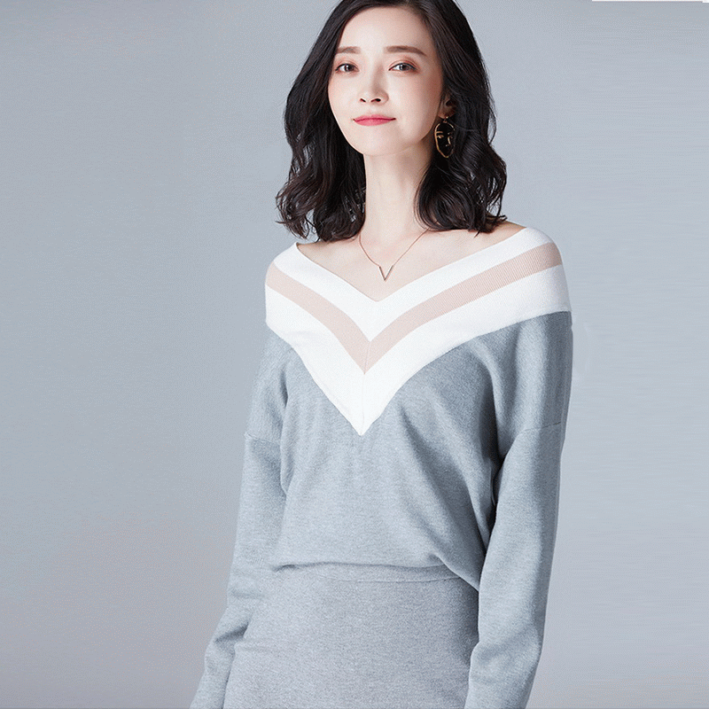 Skräddarsydd 100% Merino Ull Slash Neck Knit Pullover Sweater