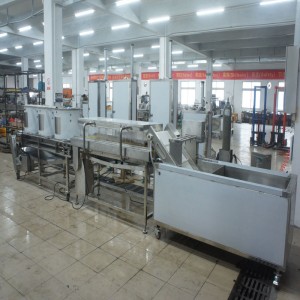 Passionsfrukt rengöring och torkning produktionslinje