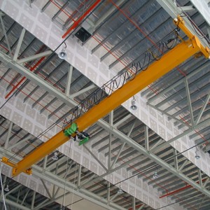 Låg huvudrörelse Single Girder Overhead Crane