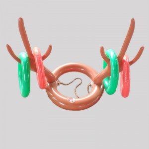 Uppblåsbara Tree Branch Ring Toss Game Party Props Tillbehör