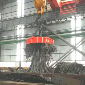 Dubbell Girder Kran med Elektromagnet