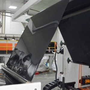 Högkvalitativ miljövänlig 800 mikron svart färg PETG plastplåt för möbelpaneler