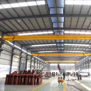 Låg huvudrörelse Single Girder Overhead Crane