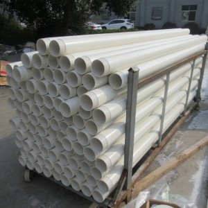 Pris på UPVC-behållare för rörborrning