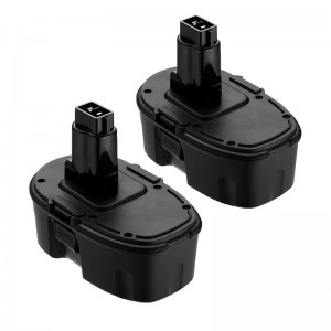 Ni-Mh 18V 2000mAh Batteriladdningsbatteri för Dewalt DC9096, DC725, DE9095