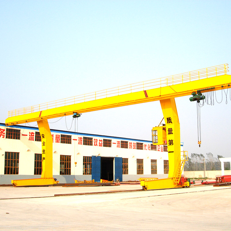 L-formade ben Enkla girder Gantry Crane med lyft