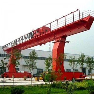 L-formade ben Enkla girder Gantry Crane med lyft