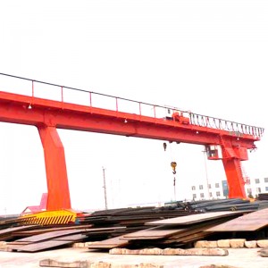 L-Shaped Legs Single Girder Gantry Crane med vinsch