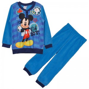 Pojkar Tryckta Microfiber Fleece Cartoon Pyjamas Set