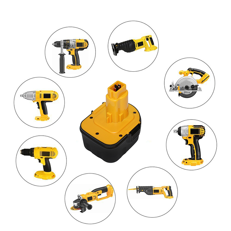 Ni-Mh 2000mAh 12V uppladdningsbara batterier Verktyg för Dewalt DW9071, DW9072, 152250-27