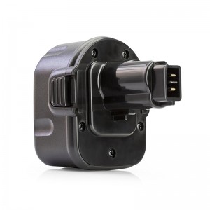 Ni-Mh 12V 3000mAh uppladdningsbara batterier till Dewalt DE9072, DE9074, DE9075