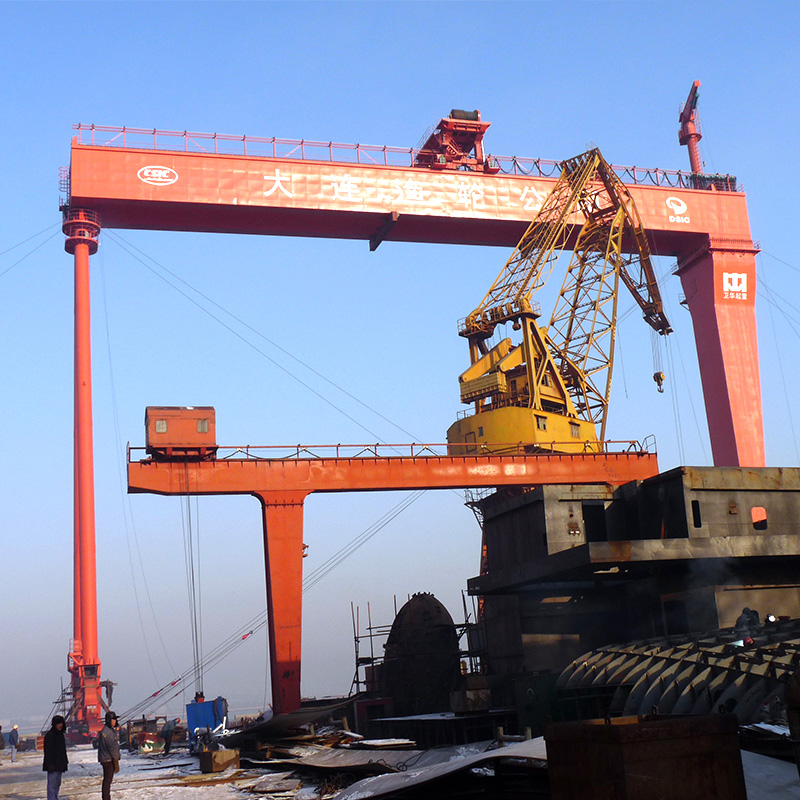 Shipbuilding Double Girder Gantry Crane