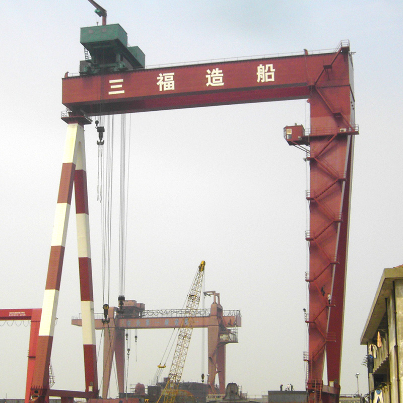 Shipbuilding Double Girder Gantry Crane