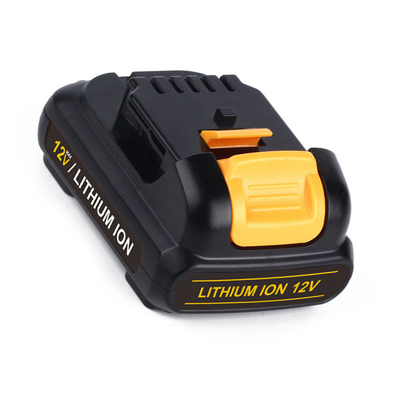 Li-ion 12V 2000mAh Ersättningsuppladdningsbart batteri för Dewalt DCB120, DCB121