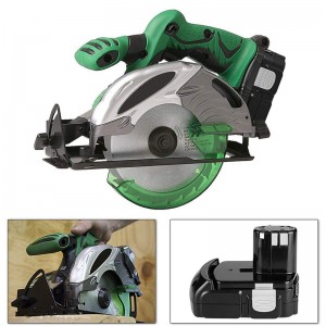 Li-ion 18V 1500mAh ersättningsborrbatteri för Hitach BCL1815, BCL1820