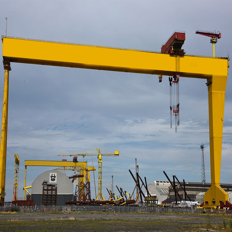 Double Girder Gantry Crane för skeppsbyggnad