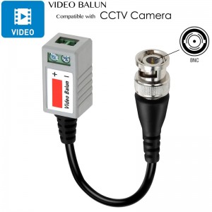 Mini CCTV BNC Video Balun Transceiver Cable