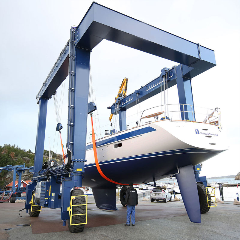 Båt och Yacht Handling Crane