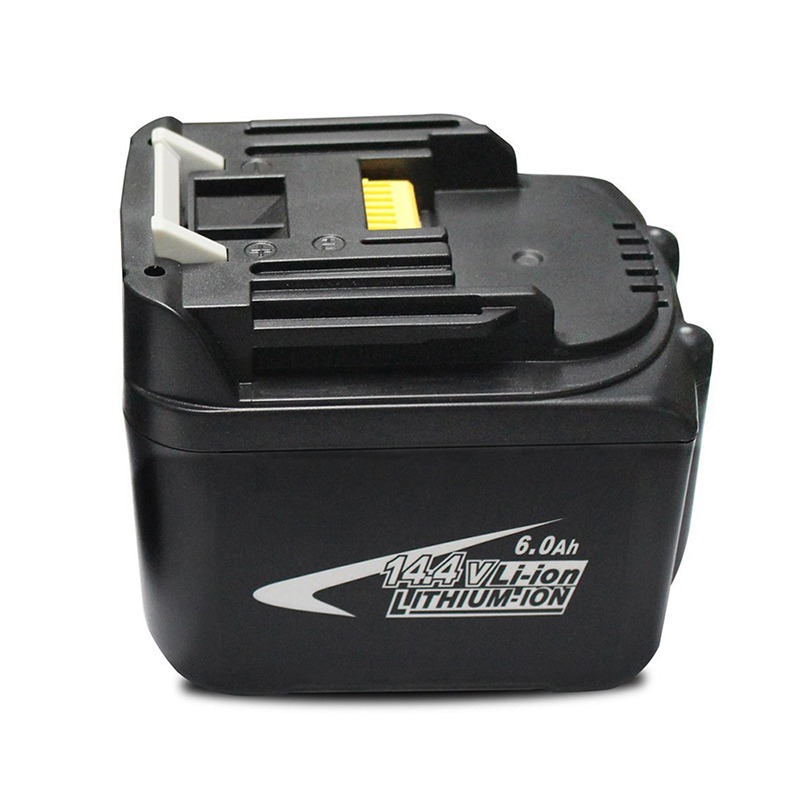 Li-ion 14.4V 6000mAh Ersättningsbatterier för Makita BTW250Z, BUB142Z Borrmaskiner