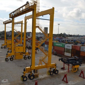 Gummi Däck Container Gantry Crane (RTG Crane)