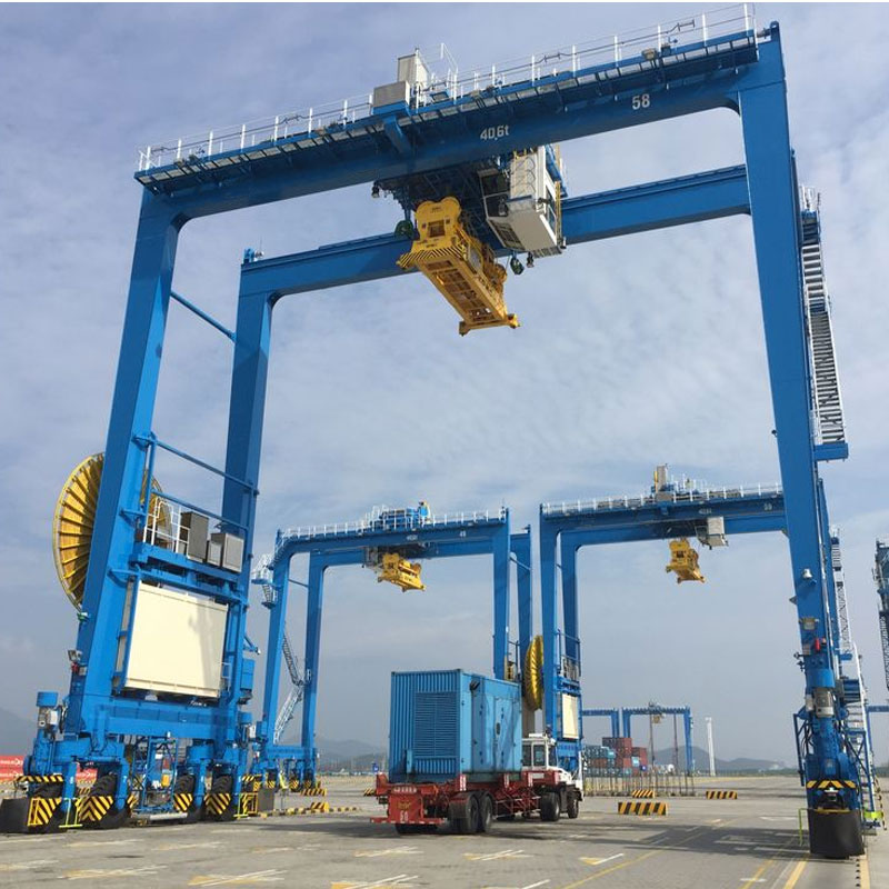 Gummi Däck Container Gantry Crane (RTG Crane)