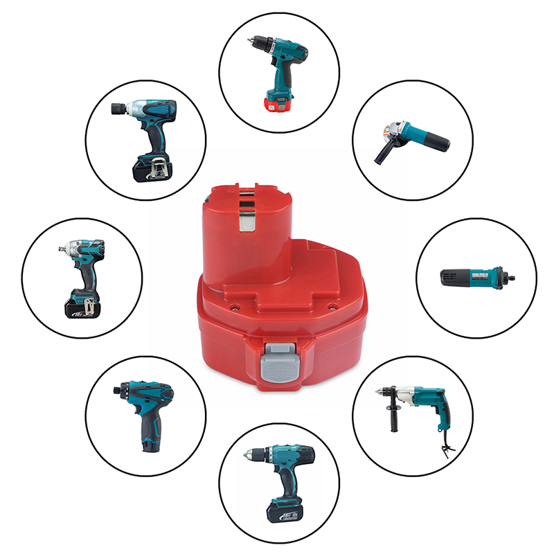 Ni-Cd 14.4V 1500mAh batteripack ersättning celler för Makita MAKITA 1420, 1422, 1433