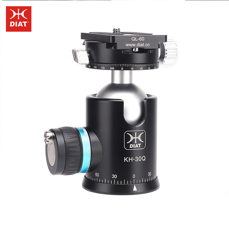 DIAT CM324A KH30Q professionell ren kolfiberkamera stativ avtagbar flexibel monopod