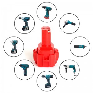 9101A, 9102, 193977-7, 192595-8 9.6V 1500mAh Ni-Cd Utbyte Universal Batteridriven Batterier