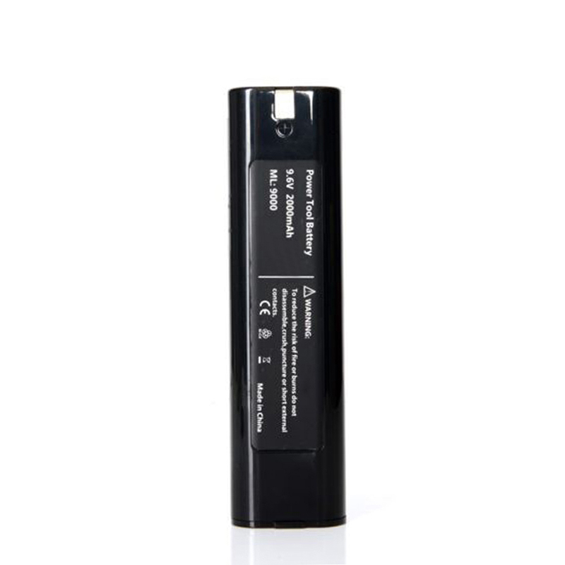 Ni-Mh 2000mAh 9.6V uppladdningsbara sladdbatterier för Makita 9001, 9002, 9033