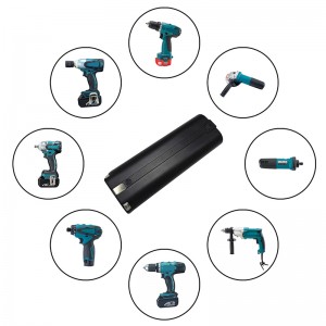 Ni-Cd 7,2V 1500mAh Ersättningsuppladdningsbara batterier Verktyg för Makita 7000, 7002, 7033