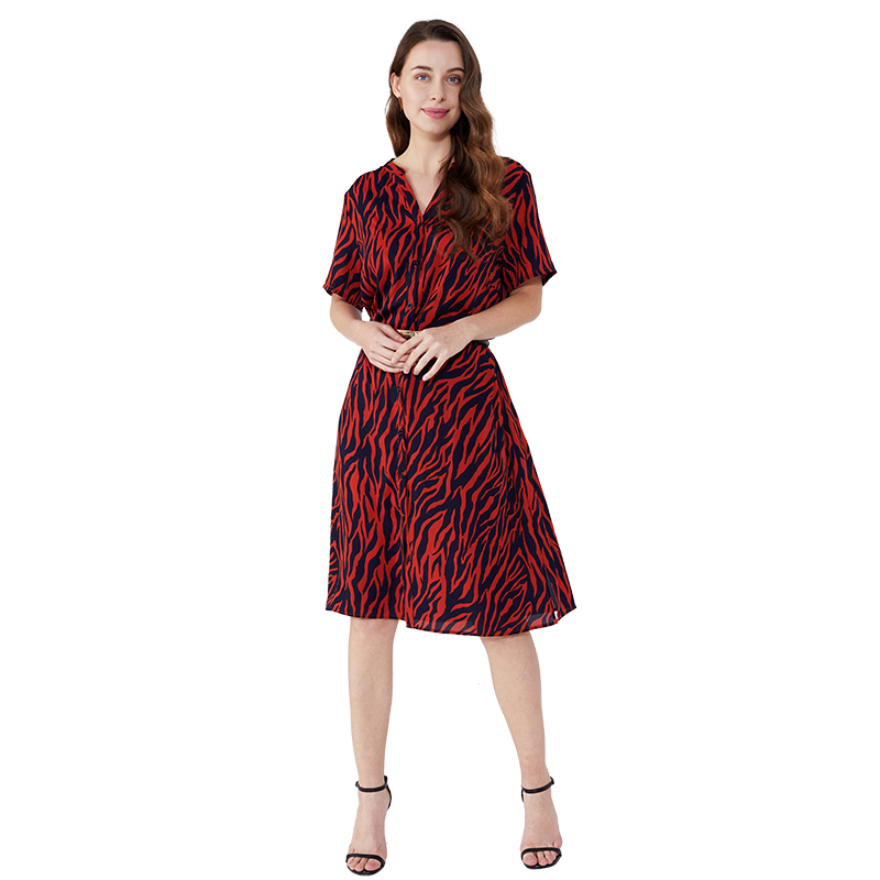 Prairie Chic Röd Striped Club Women Clothing 2019 Klänningar Women Party