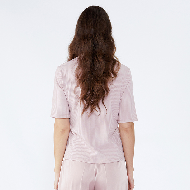 Office Simple Designs O Collar Striped Women Blouse and Shirt JCGJ190315083