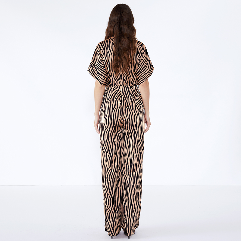 Party Nordic Way Vuxen Högkvalitativ Tiger Stripe Jumpsuit JCGJ190315073