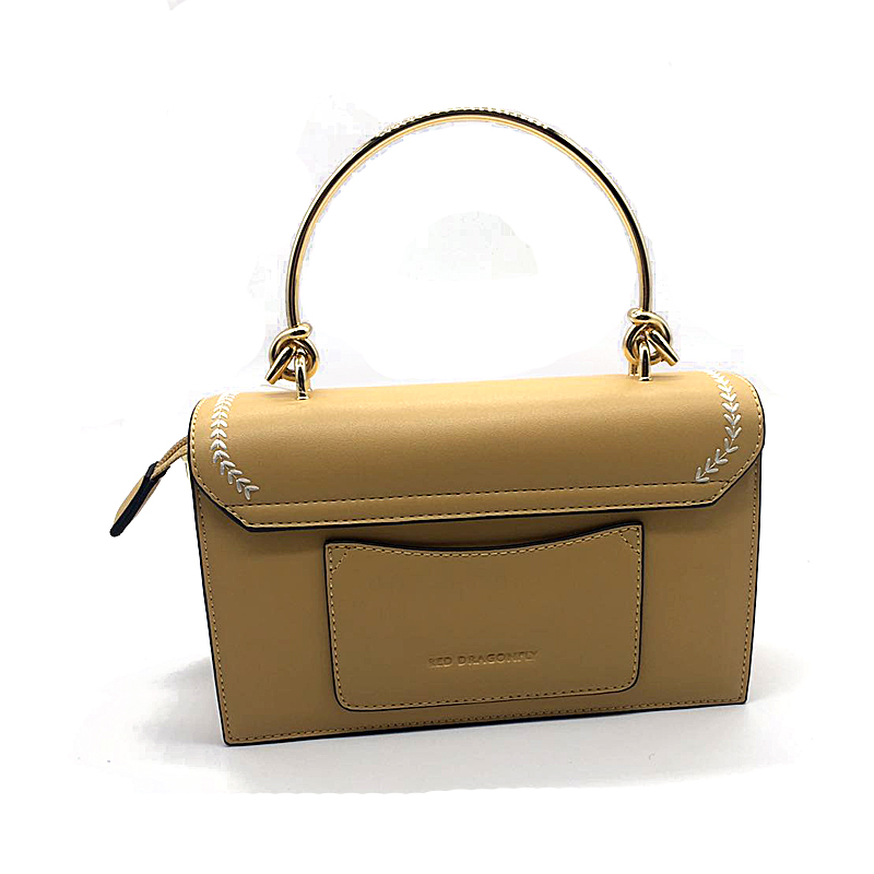 Partihandel Lady handväska med Metal Buckle Guangzhou läder fabrik totebag